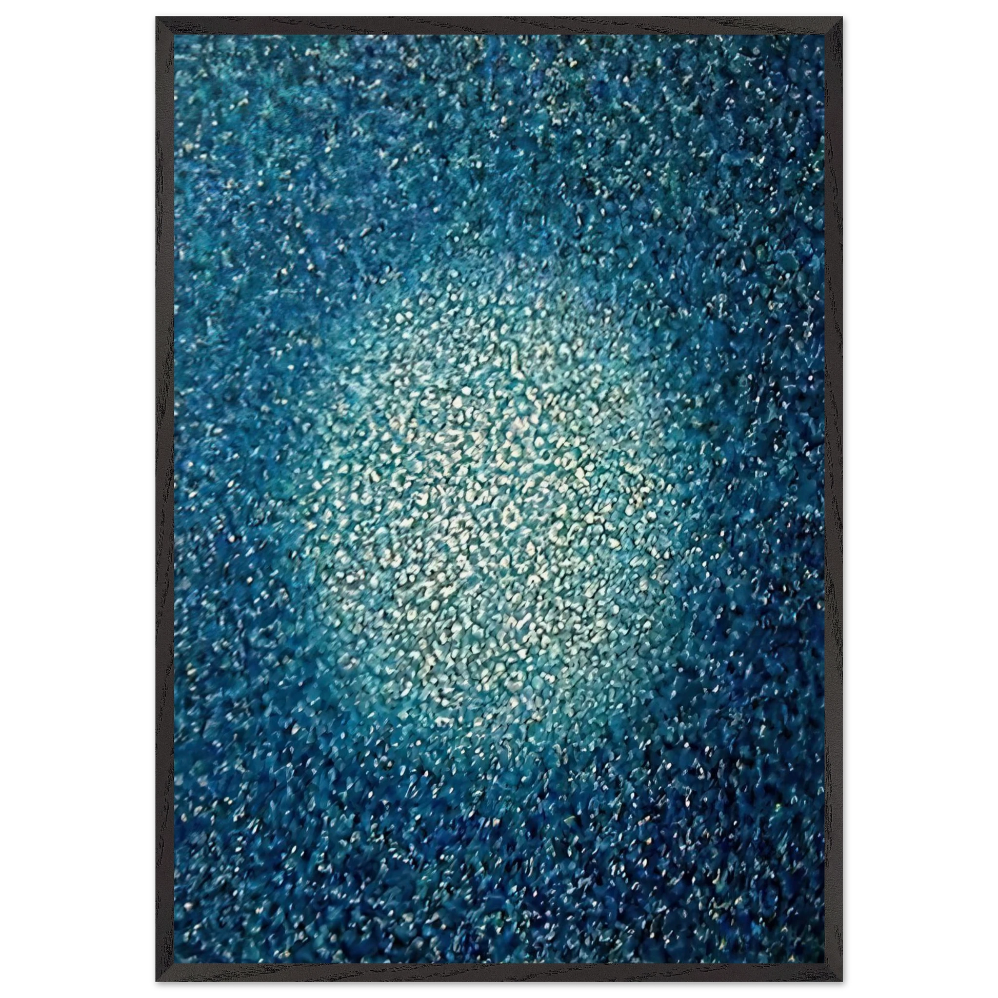 Blue Prescence - Richard Pousette-Dart Framed Art Print – Black Wooden Frame - Default Title - -Framed Art Print