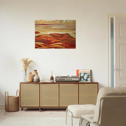 North Shore, Lake Superior - 1926 - A.Y. Jackson Brushed Aluminum Print - 70x100 cm / 28x40 inches | A.Y. Jackson Aluminum Print | A.Y. Jackson Prints