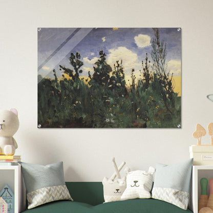 Wild grass - Arkhyp Kuindzhi Acrylic Print - 70x100 cm / 28x40″ inches | Arkhyp Kuindzhi Wall Art | Arkhyp Kuindzhi Prints