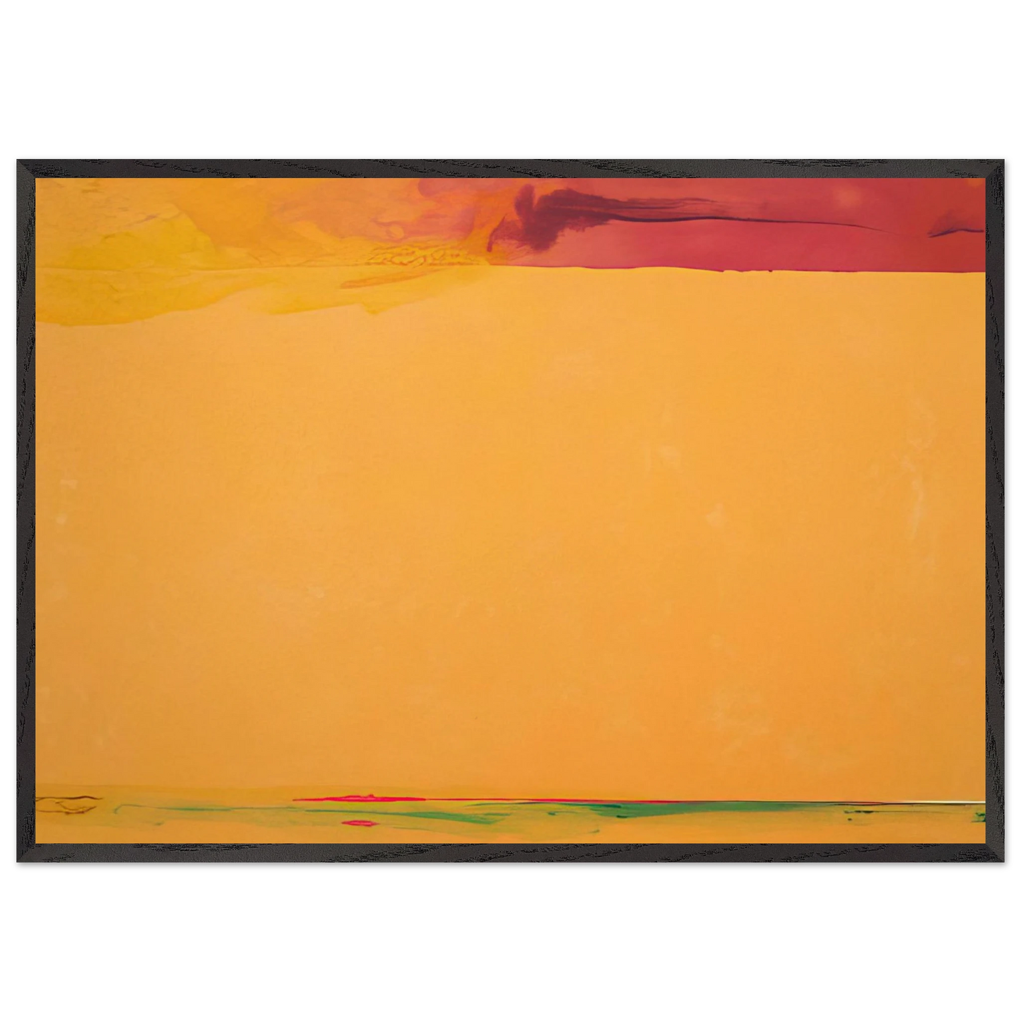 Southern Exposure - 2005 - Helen Frankenthaler Framed Art Print – Black Wooden Frame - Default Title - -Framed Art Print