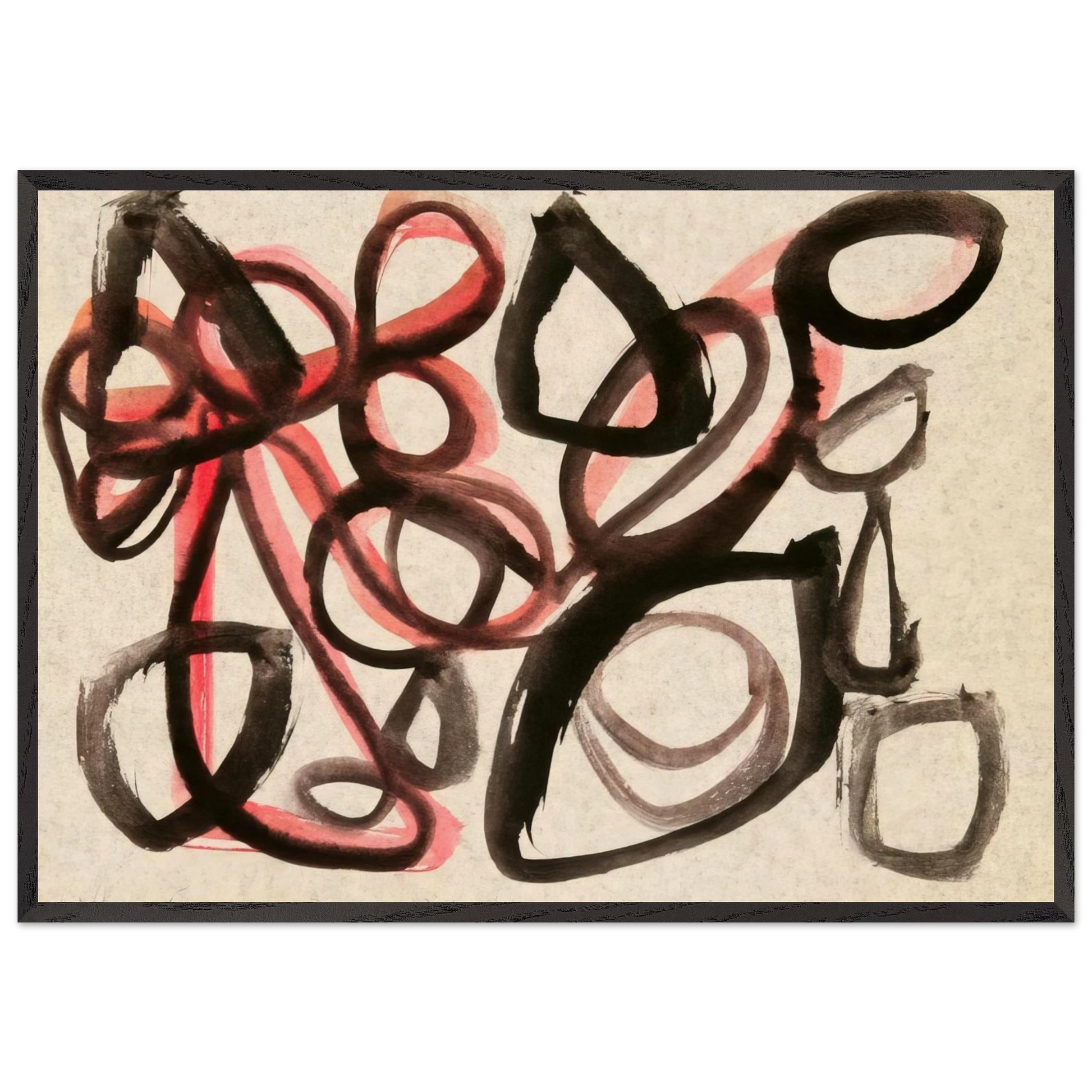 Fresno Friday November 10 1972 9 - 1972 - William Saroyan Framed Art Print – Black Wooden Frame - Default Title - -Framed Art Print