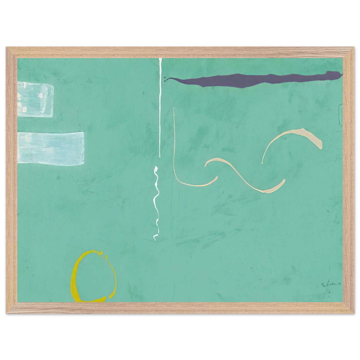 Helen Frankenthaler - Tahiti - 1989 Wall art - 75x100 cm / 30x40 inches - Fine Art Poster - -
