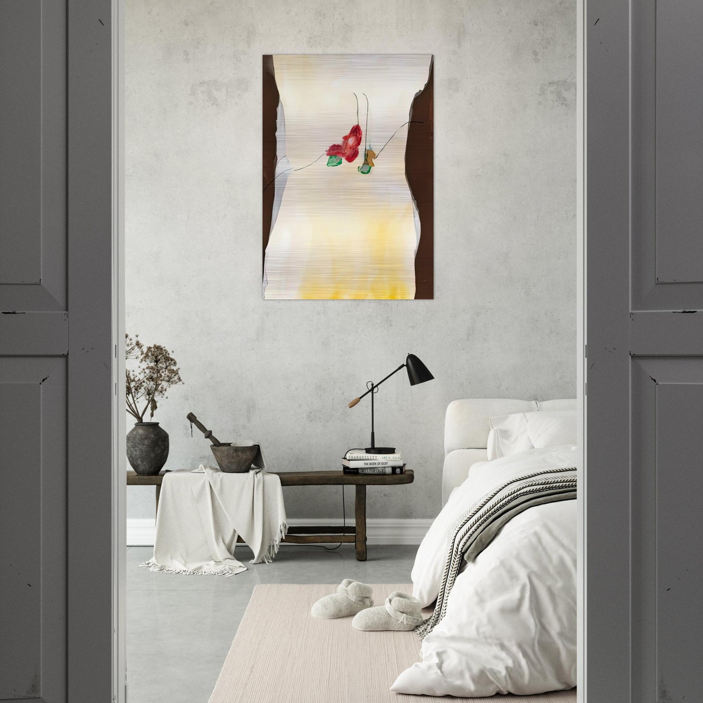 Chill Factor, 1973- - Helen Frankenthaler Brushed Aluminum Print - 70x100 cm / 28x40 inches | Helen Frankenthaler Aluminum Print | Helen Frankenthaler Prints