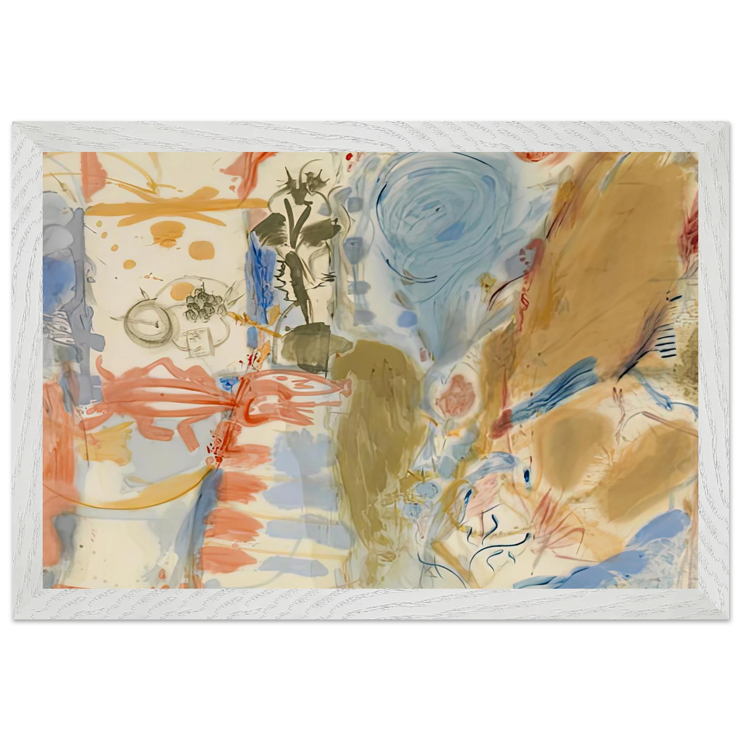 Helen Frankenthaler - Western Dream, 1957- Wall Art - 60x80 cm / 24x32 inches - Fine Art Poster - -