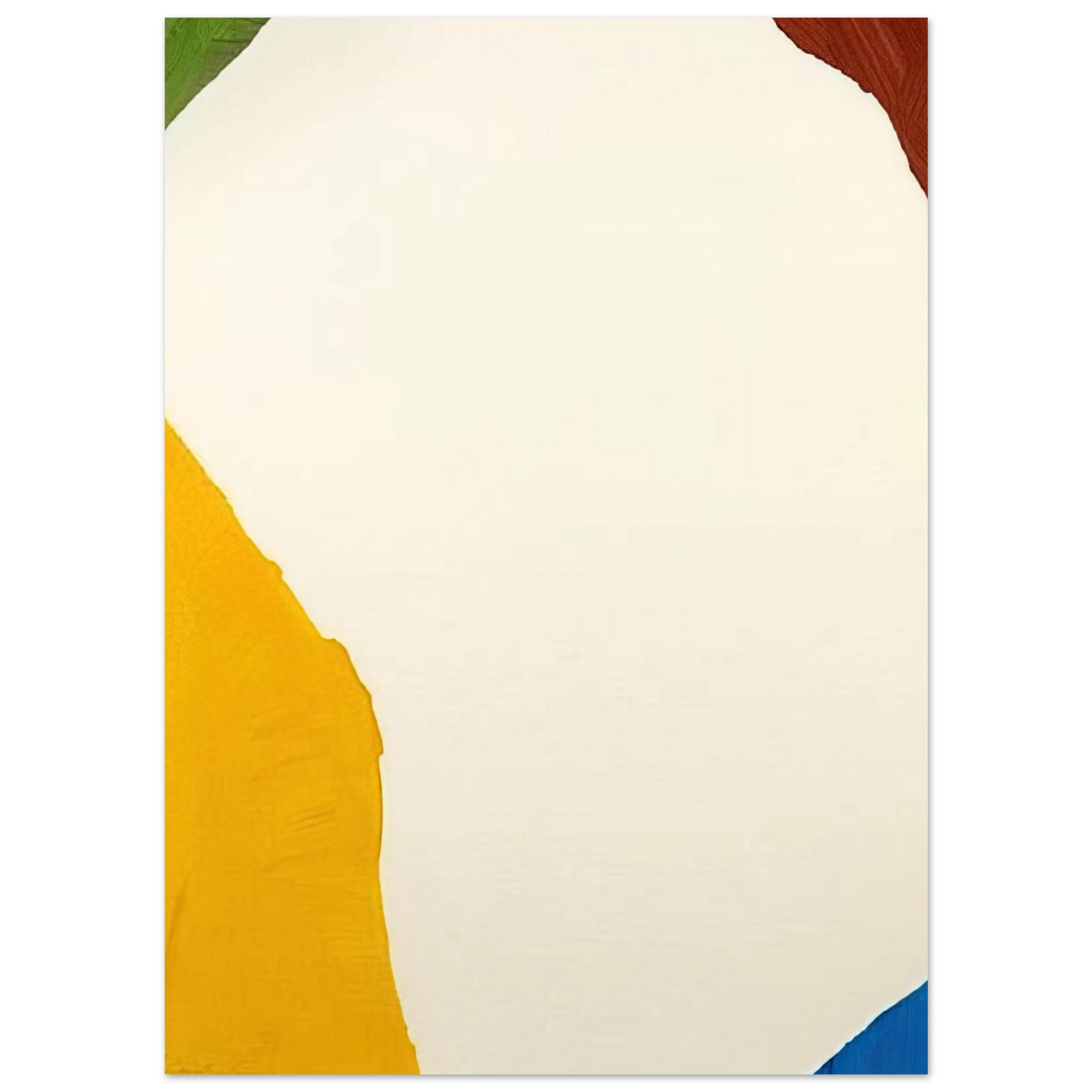Helen Frankenthaler - Wind Directions - 1970 Wall art - 21x29.7 cm / 8x12" - Fine Art Poster - -