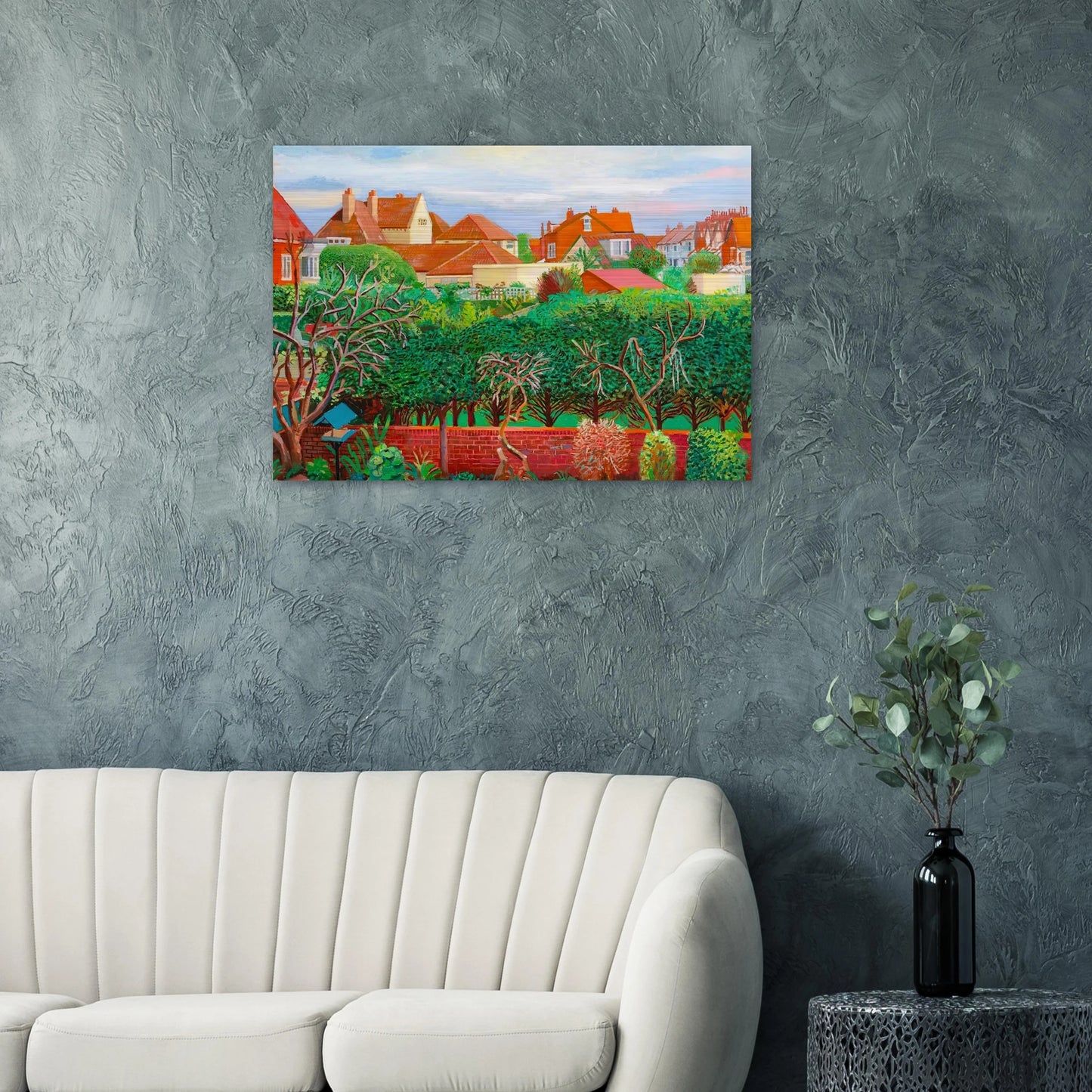 David Hockney - David Hockney Brushed Aluminum Print - 70x100 cm / 28x40 inches | David Hockney Aluminum Print | David Hockney Prints | David Hockney Art | Artwork by David Hockney