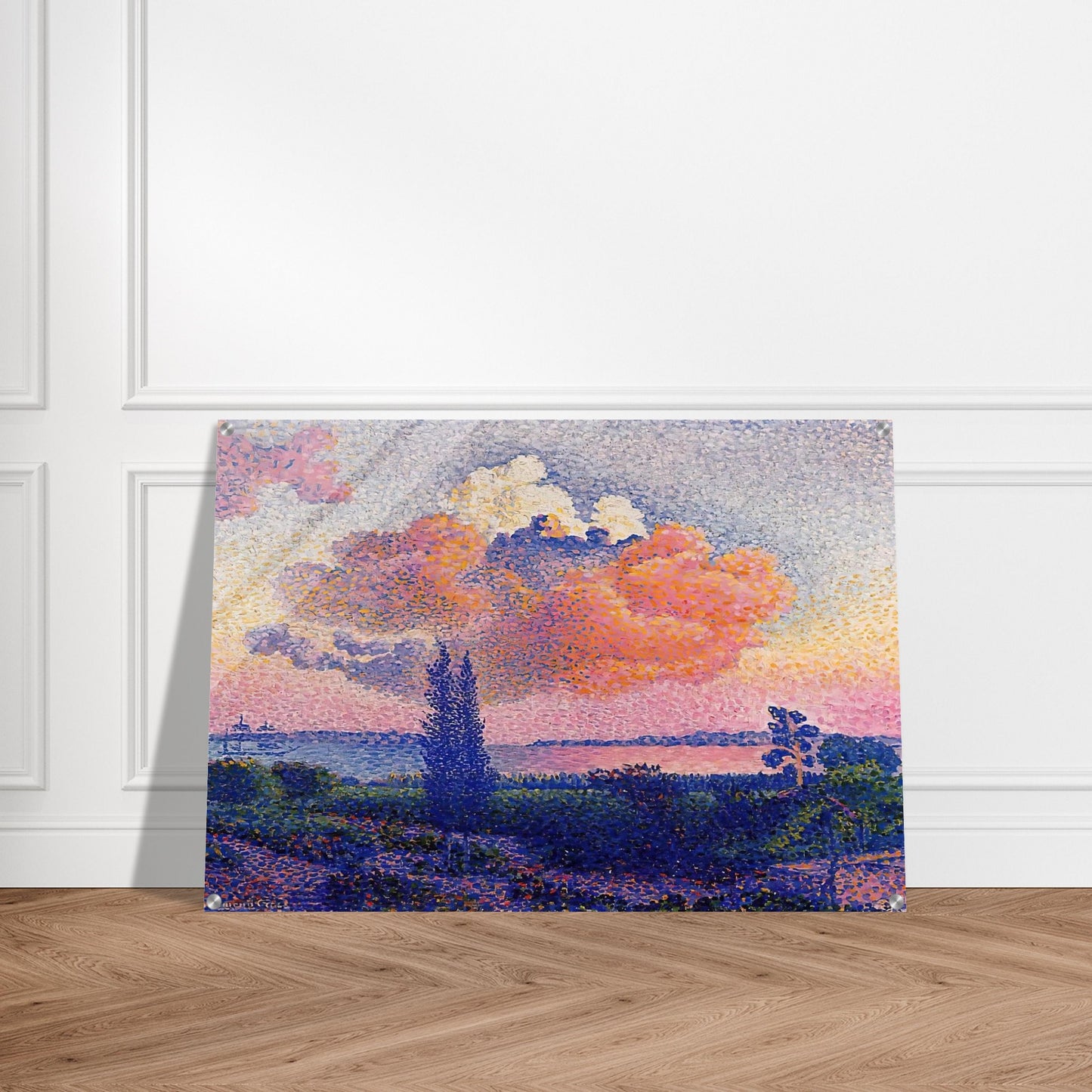 The Pink Cloud - Henri-Edmond Cross Acrylic Print - 70x100 cm / 28x40″ inches