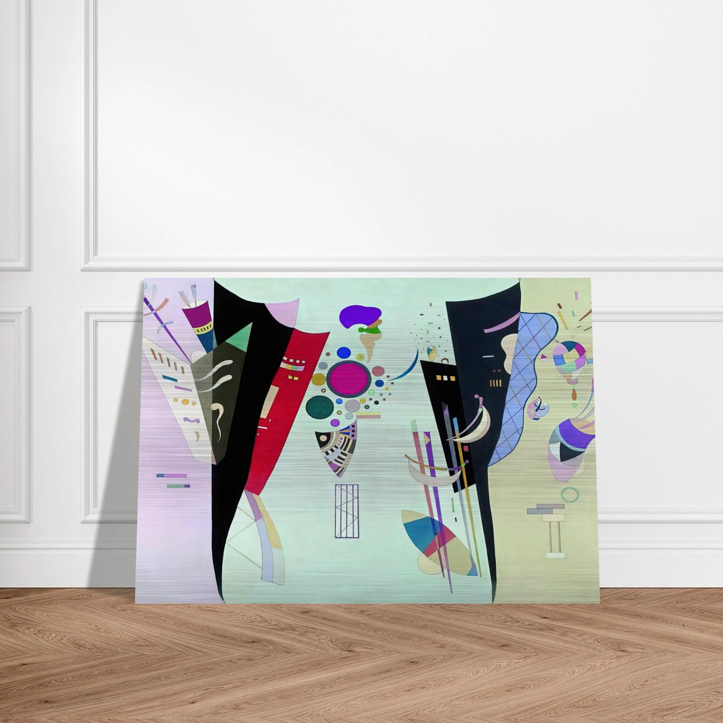RECIPROCAL ACCORDS 1942 - Wassily Kandinsky Brushed Aluminum Print - 70x100 cm / 28x40 inches | Wassily Kandinsky Aluminum Print | Wassily Kandinsky Prints