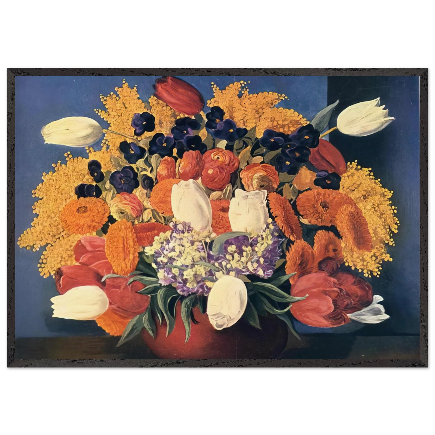 NOT IDENTIFIED 13 N2 - Moise Kisling Framed Art Print – Black Wooden Frame - Default Title - -Framed Art Print