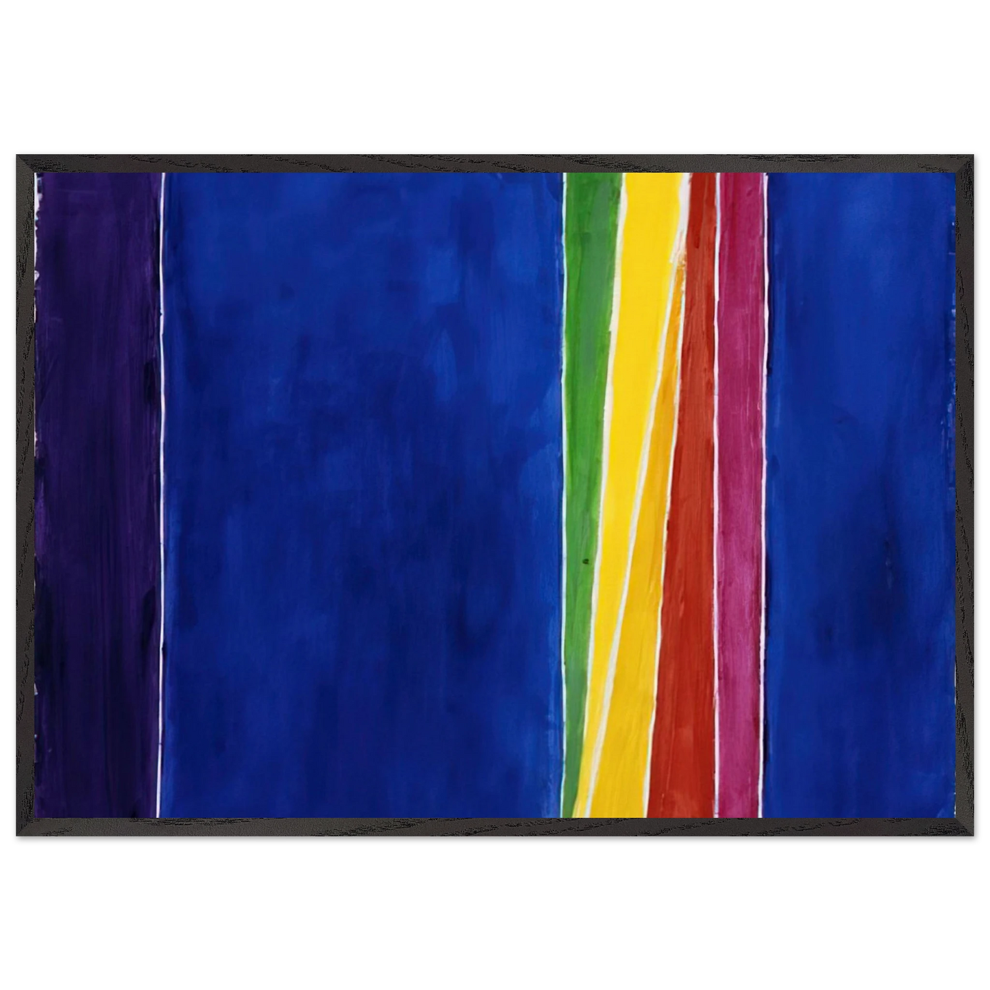 ATMOSPHERIC EFFECTS II 1972 - Alma Woodsey Thomas Framed Art Print – Black Wooden Frame - Default Title - -Framed Art Print