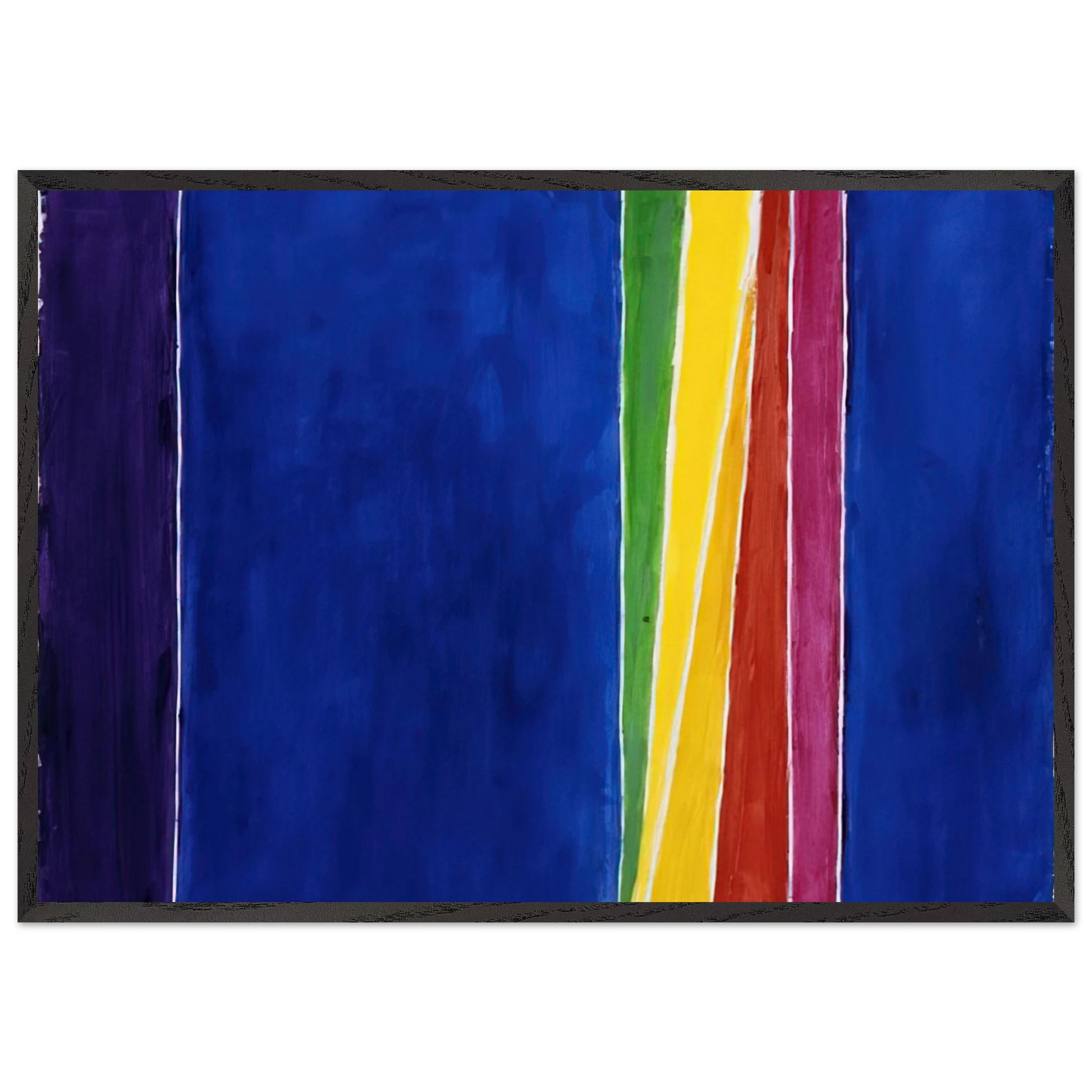 ATMOSPHERIC EFFECTS II 1972 - Alma Woodsey Thomas Framed Art Print – Black Wooden Frame - Default Title - -Framed Art Print