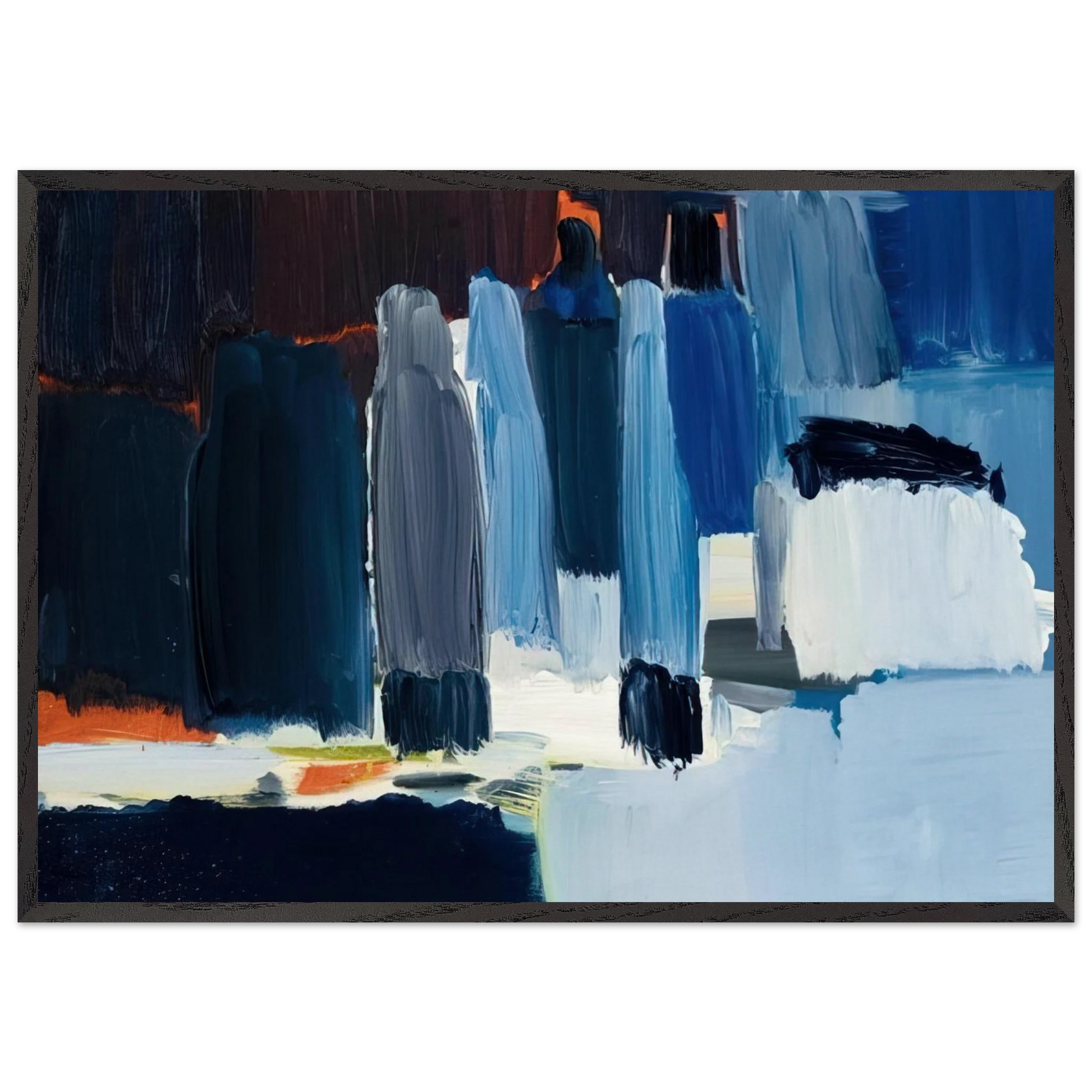 Nature morte - 1955 - Nicolas de Stael Framed Art Print – Black Wooden Frame - Default Title - -Framed Art Print