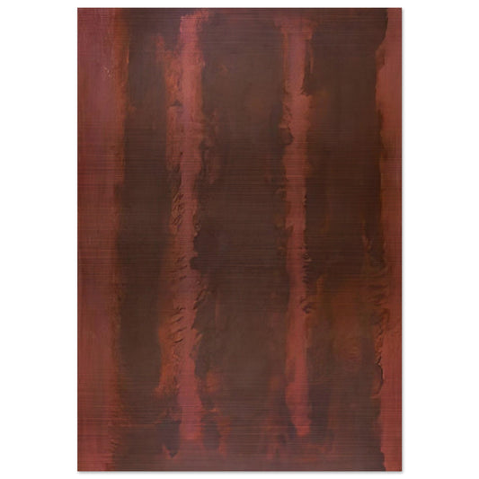 Black on Maroon - 1958 - Mark Rothko Brushed Aluminum Print - 70x100 cm / 28x40 inches | Mark Rothko Aluminum Print | Mark Rothko Prints