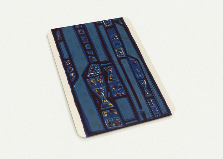 Litanies - 1952 By Alfred Manessier Pack of 10 Post Cards | Alfred Manessier Post Cards | A6 (10.5 x 14.8 cm) - 4.1 x 5.8 inches