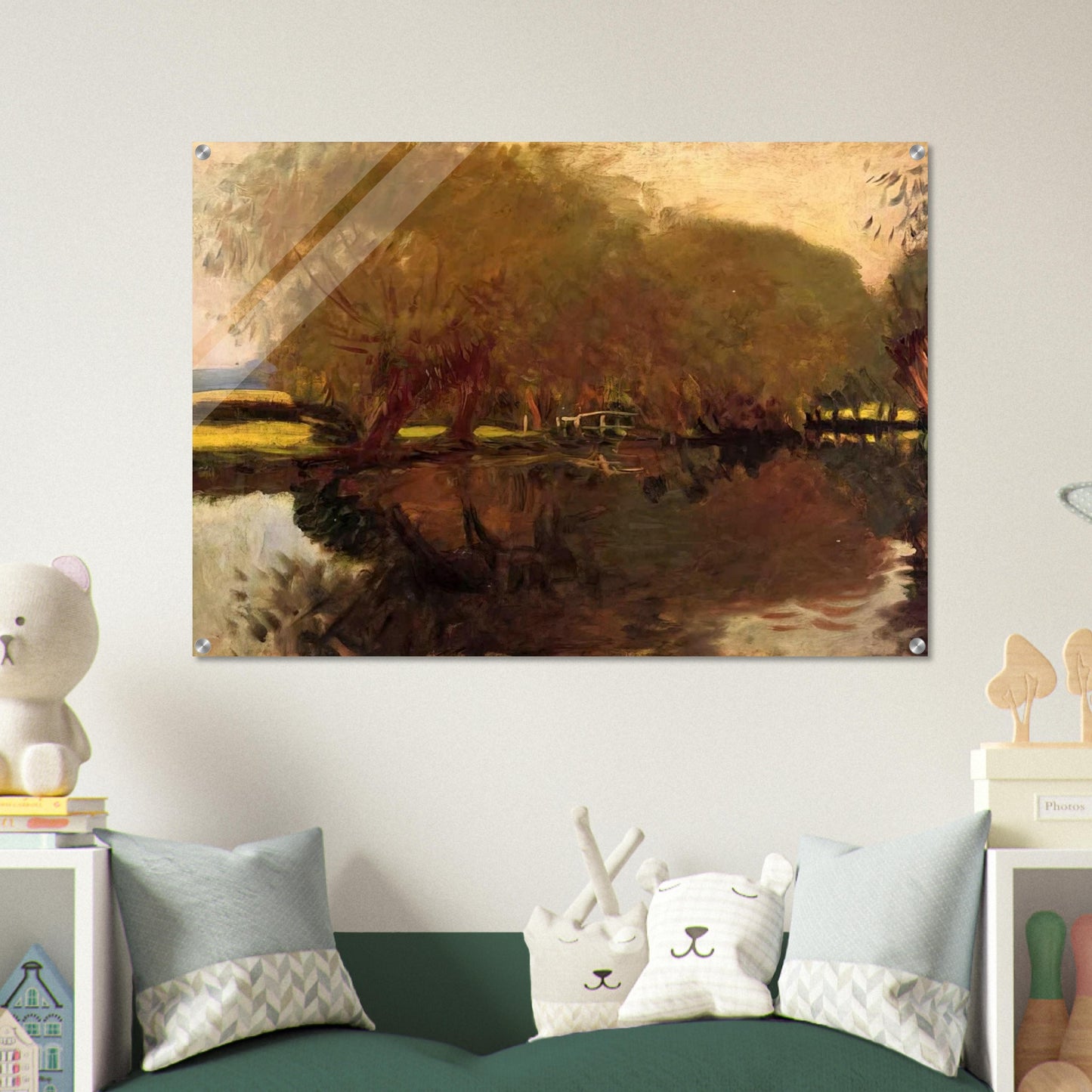 A Backwater at Calcot Near Reading - John Singer Sargent Acrylic Print - 70x100 cm / 28x40″ inches
