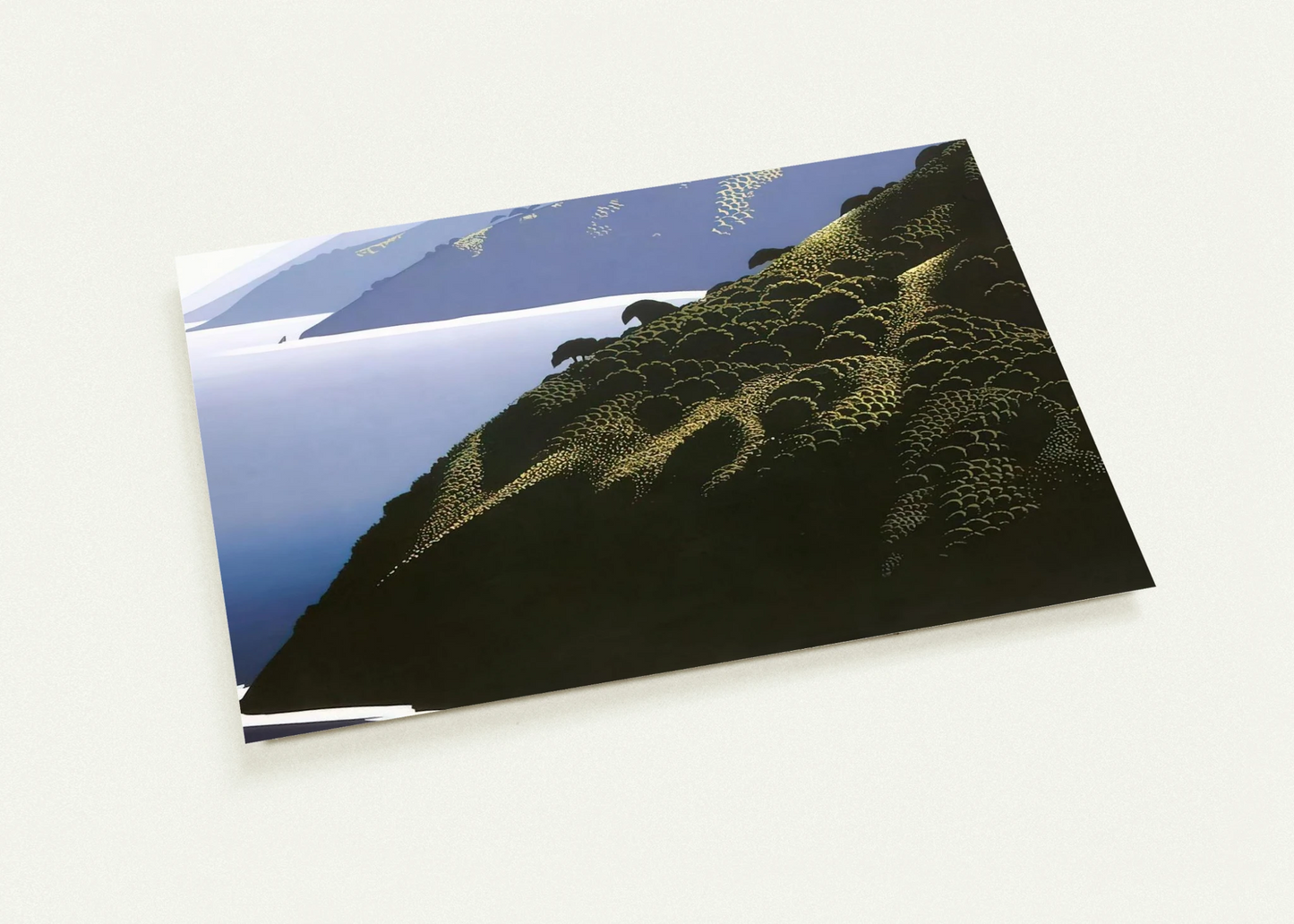 Big Sur Calm By Eyvind Earle Pack of 10 Post Cards | Eyvind Earle Post Cards | A6 (10.5 x 14.8 cm) - 4.1 x 5.8 inches