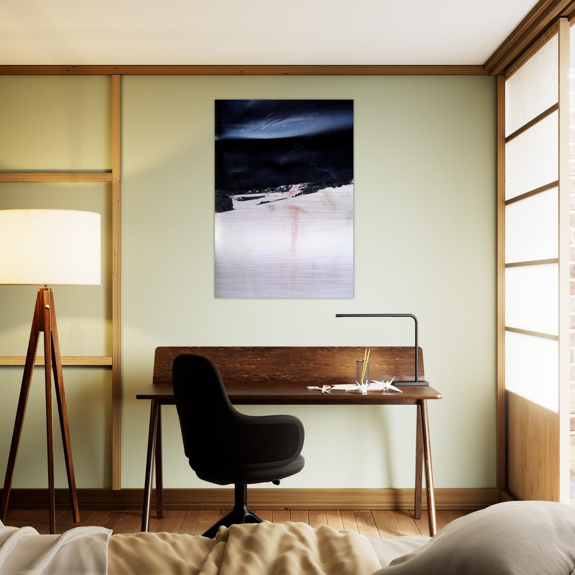 Orage - Art Informel - Nicolas de Stael Brushed Aluminum Print - 70x100 cm / 28x40 inches | Nicolas de Stael Aluminum Print | Nicolas de Stael Prints