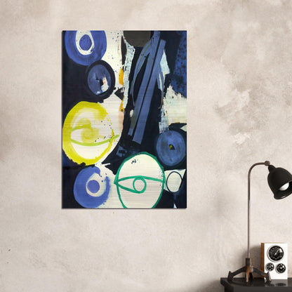 Orakel - 1964 - Ernst Wilhelm Nay Brushed Aluminum Print - 70x100 cm / 28x40 inches | Ernst Wilhelm Nay Aluminum Print | Ernst Wilhelm Nay Prints