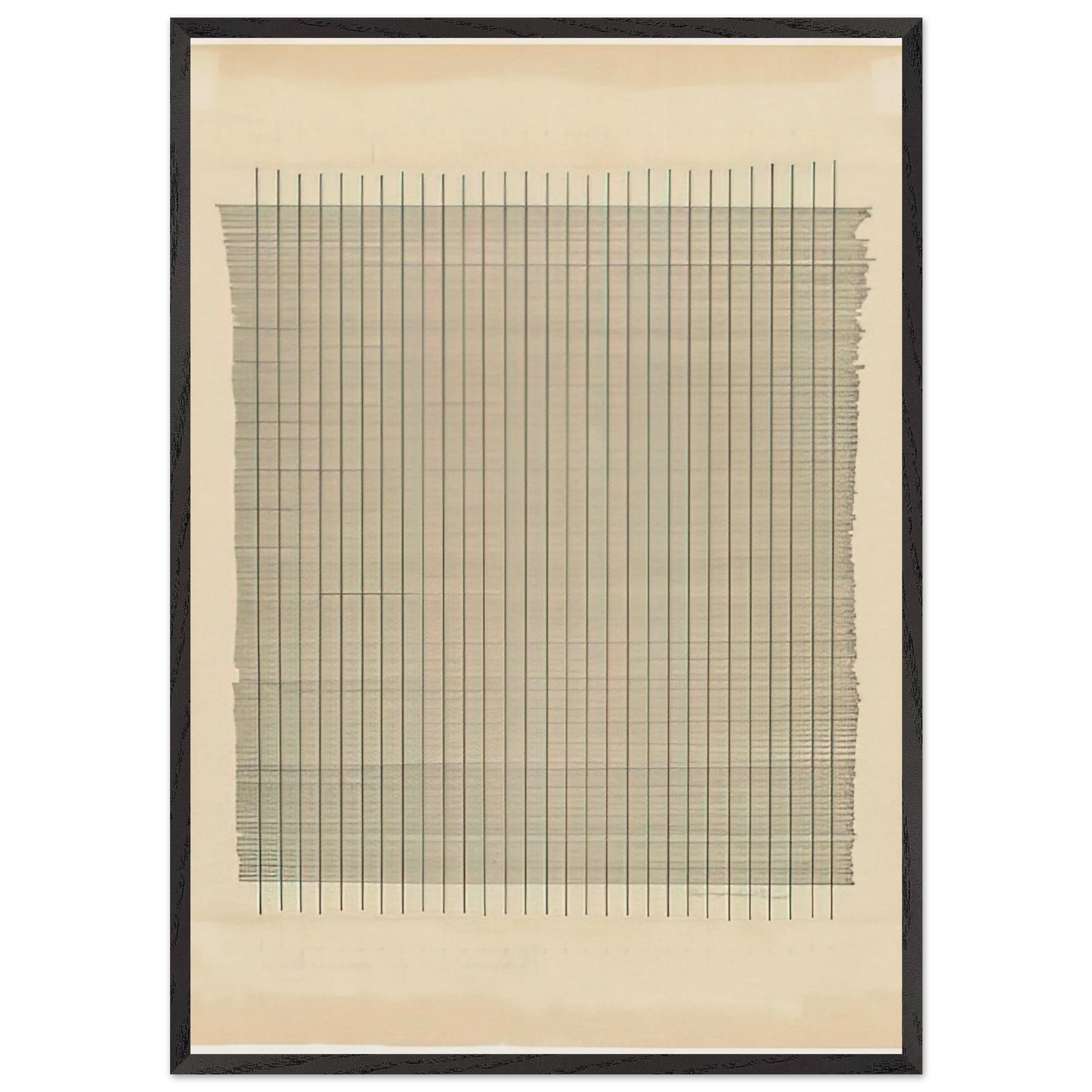 Tremolo - Agnes Martin Framed Art Print – Black Wooden Frame - Default Title - -Framed Art Print