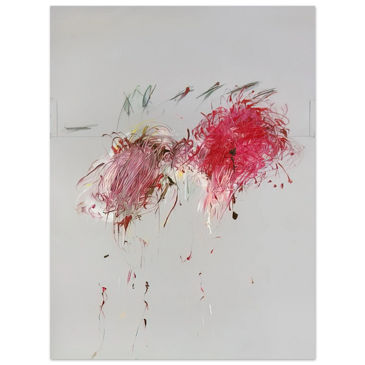 Cy Twombly - Nine Discourses on Commodus, , Part VII Fine Art Poster - Default Title