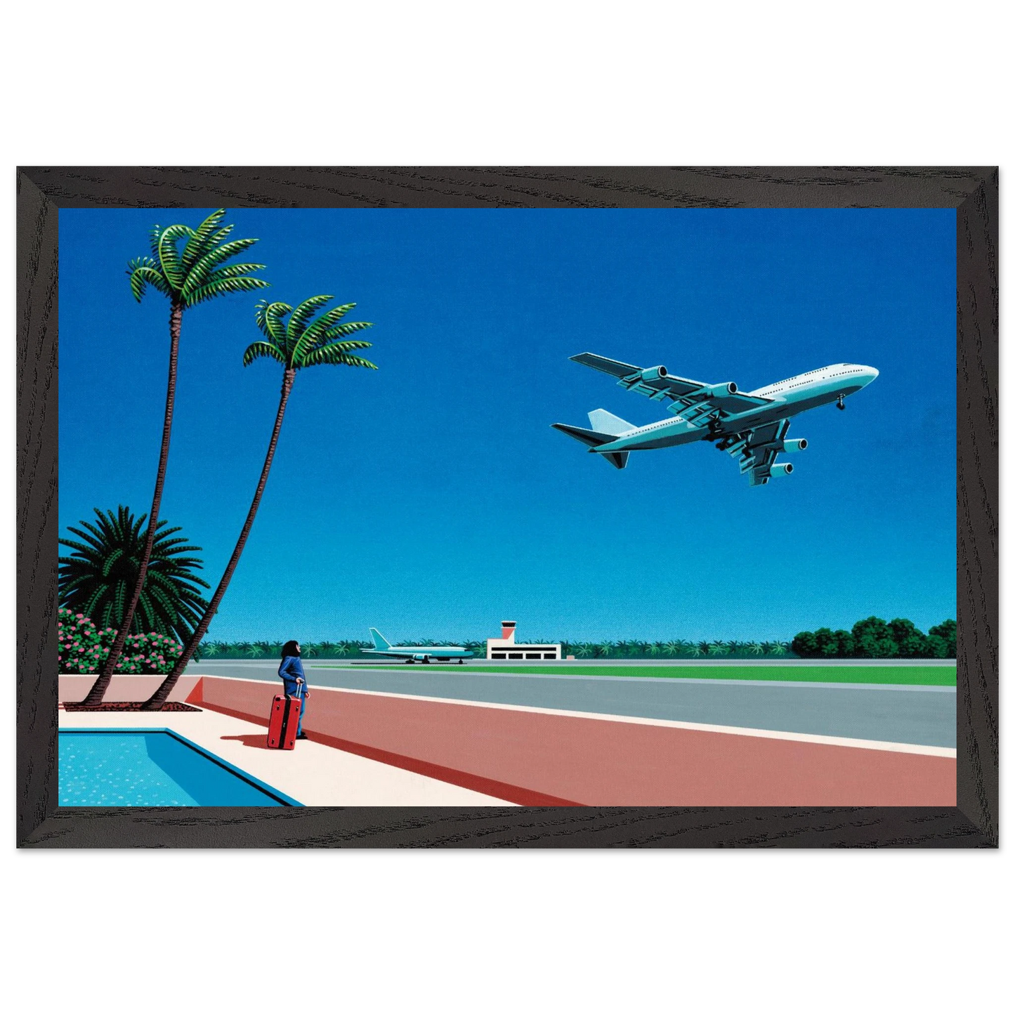 Hiroshi Nagai - Finest B-R-E-E-Z-E Takeoff Wall Art - 60x80 cm / 24x32 inches - Fine Art Poster - -