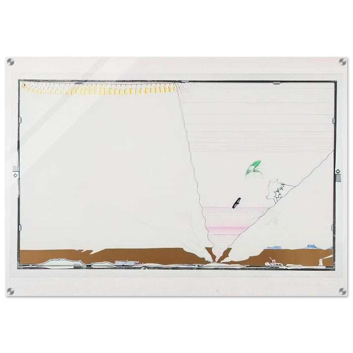 Sea Behind Battle of Iceland Glass - 1970 - Dieter Roth Acrylic Print - 70x100 cm / 28x40″ inches | Dieter Roth Wall Art | Dieter Roth Prints