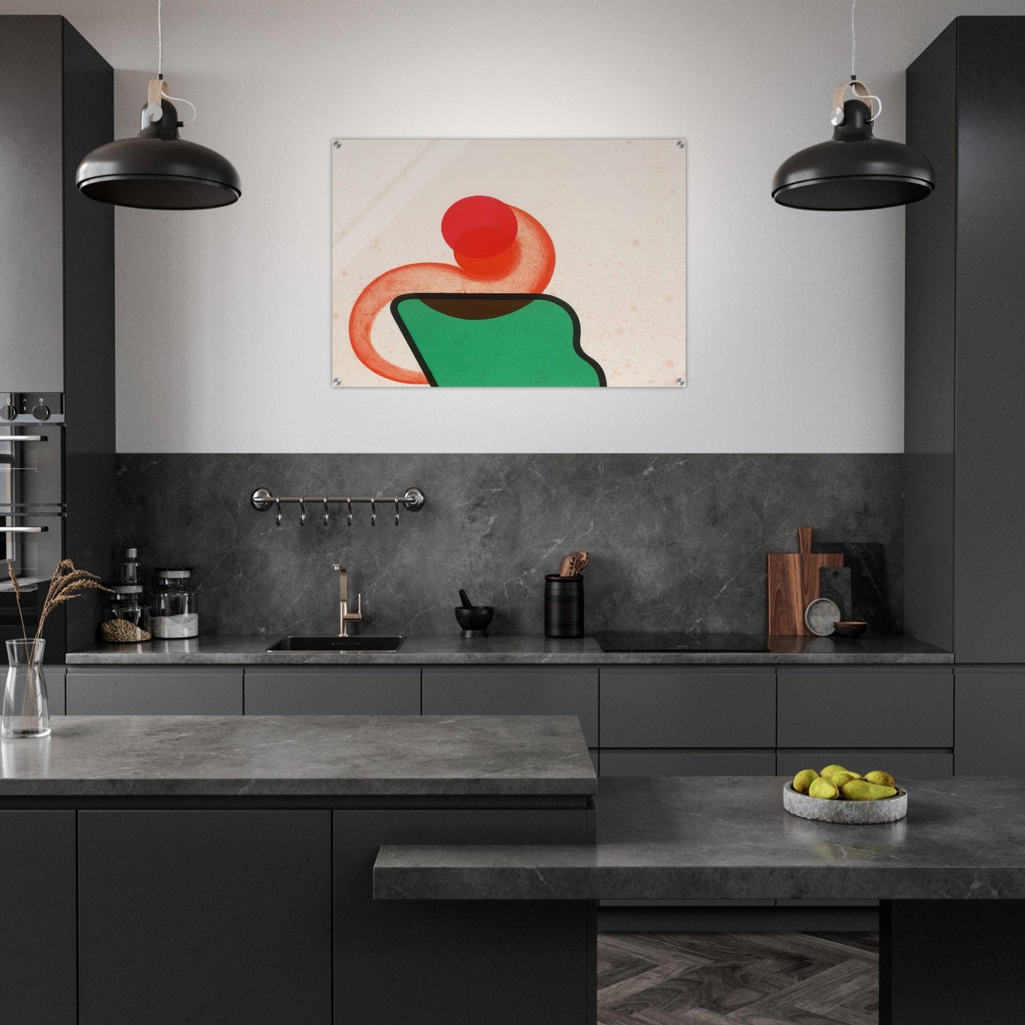 Bedroom - 1968 - Howard Hodgkin Acrylic Print - 70x100 cm / 28x40″ inches | Howard Hodgkin Wall Art | Howard Hodgkin Prints