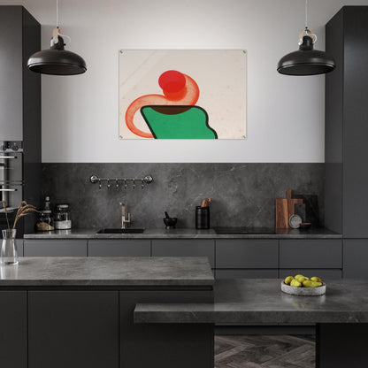 Bedroom - 1968 - Howard Hodgkin Acrylic Print - 70x100 cm / 28x40″ inches | Howard Hodgkin Wall Art | Howard Hodgkin Prints