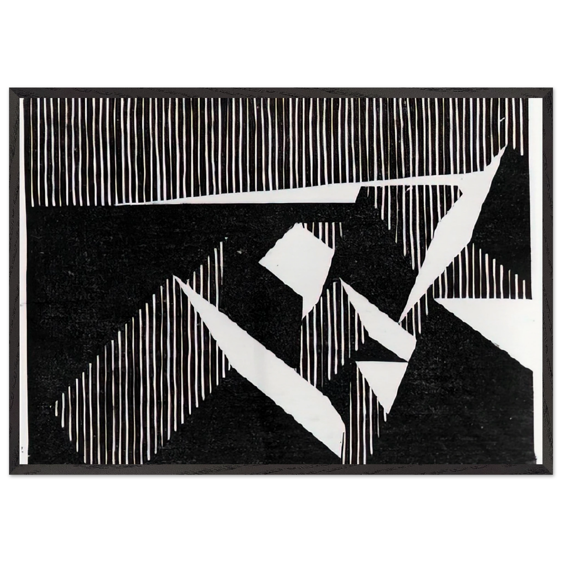 ESCHER 8 - MC Escher Framed Art Print – Black Wooden Frame - Default Title - -Framed Art Print