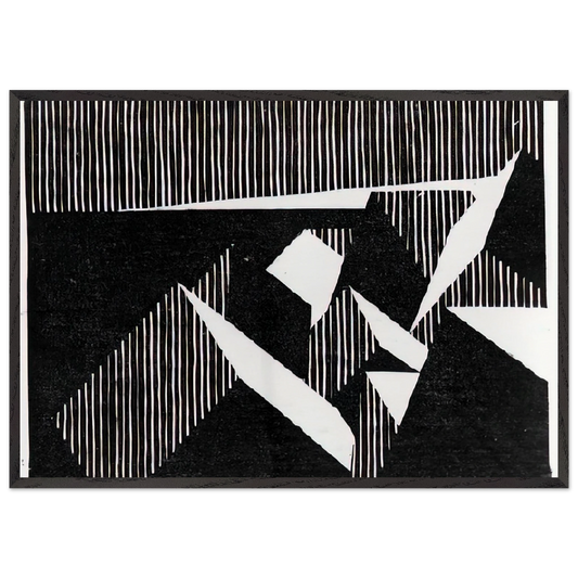 ESCHER 8 - MC Escher Framed Art Print – Black Wooden Frame - Default Title - -Framed Art Print