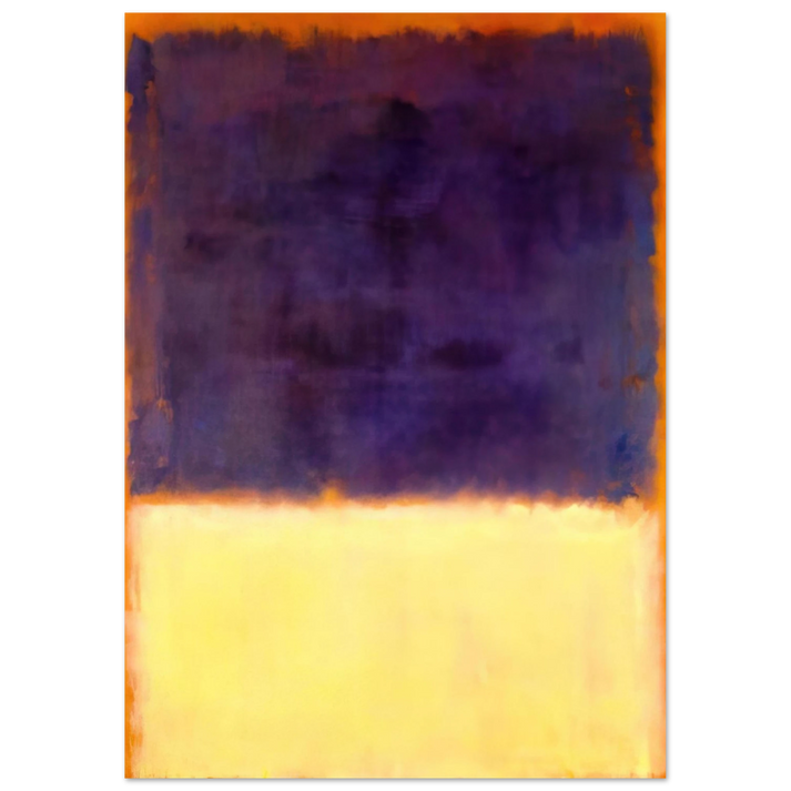 Mark Rothko - Red, Orange, Tan and Purple - 1954 Wall Art - 60x80 cm / 24x32 inches - Premium Wooden Framed Poster With Fine Art Paper - Wood frame