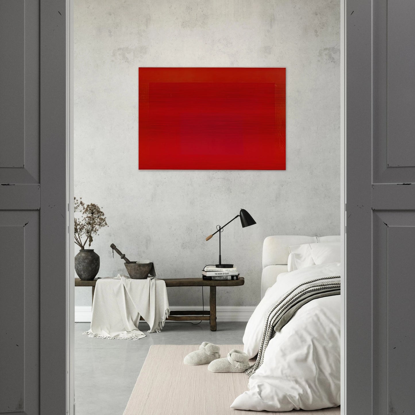 HOMAGE TO THE SQUARE BROAD CALL 1967 - Josef Albers Brushed Aluminum Print - 70x100 cm / 28x40 inches | Josef Albers Aluminum Print | Josef Albers Prints