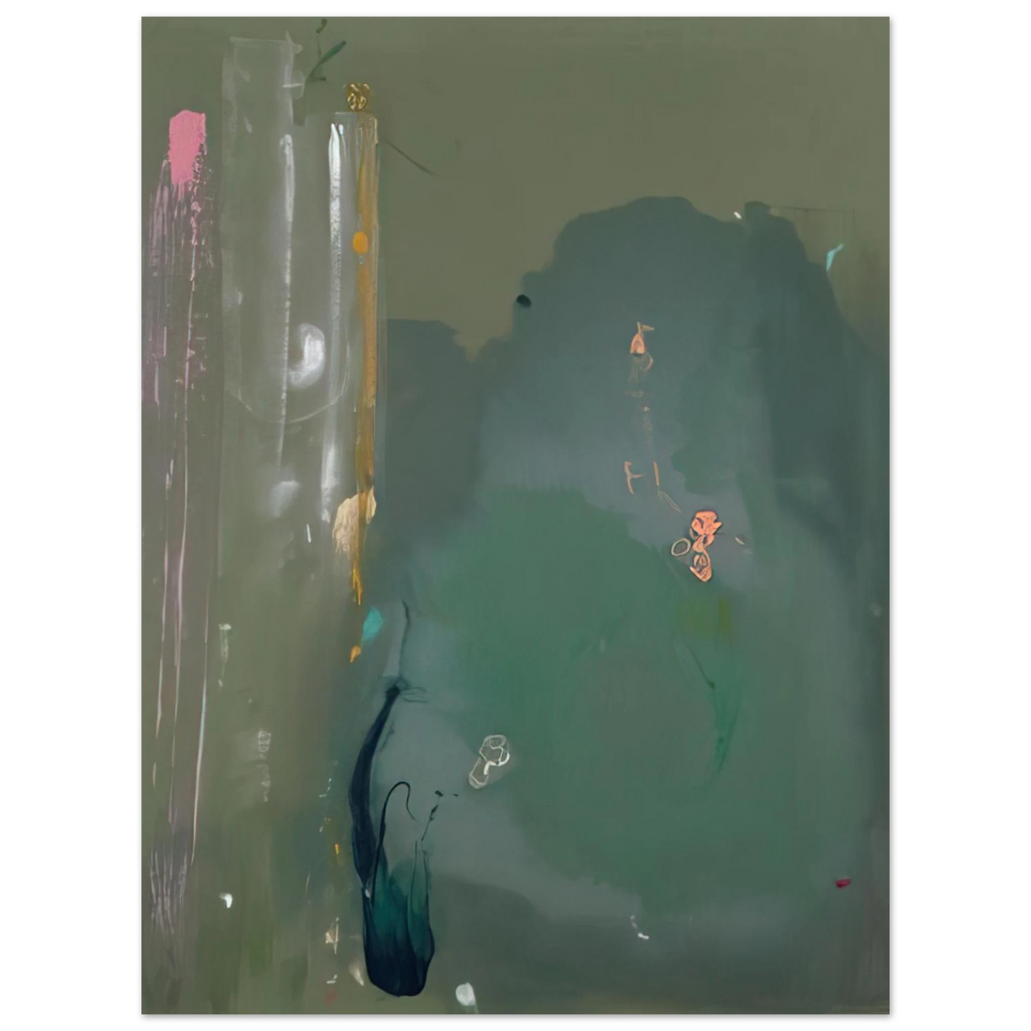 Helen Frankenthaler - CÃ´te d Argent - 1980 Wall art - 20x50 cm / 8x20 inches - Fine Art Poster - -