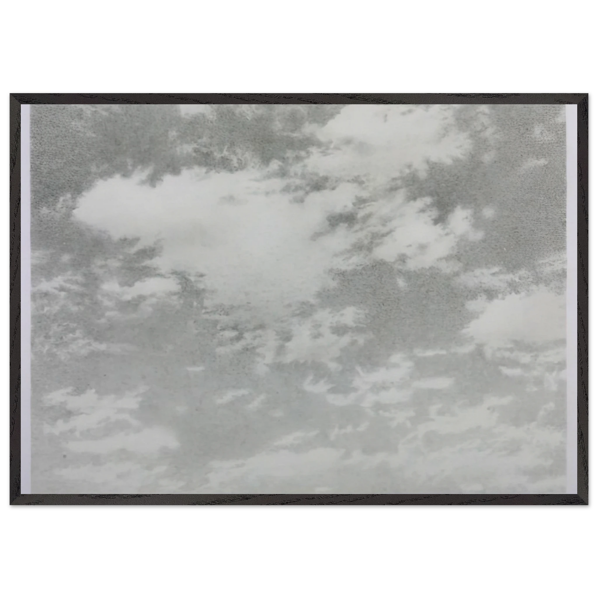 SKY 1975 - Vija Celmins Framed Art Print – Black Wooden Frame - Default Title - -Framed Art Print