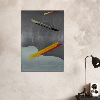 Sil I - Laszlo Moholy-Nagy Brushed Aluminum Print - 70x100 cm / 28x40 inches | Laszlo Moholy-Nagy Aluminum Print | Laszlo Moholy-Nagy Prints