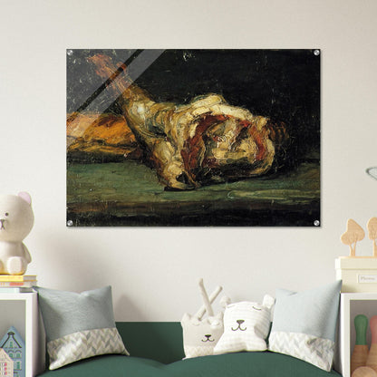 Still Life Bread and Leg of Lamb - Paul Cézanne Acrylic Print - 70x100 cm / 28x40″ inches