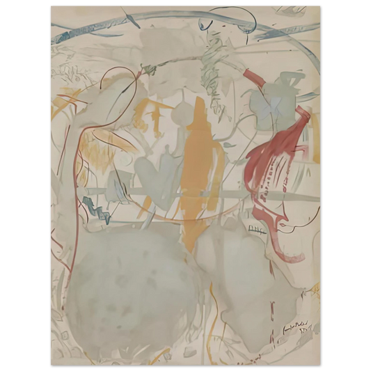 Helen Frankenthaler - Seven Types of Ambiguity, 1957- Wall Art - 21x29.7 cm / 8x12" - Fine Art Poster - -