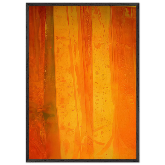 Pink Flutter - Sam Gilliam Framed Art Print – Black Wooden Frame - Default Title - -Framed Art Print