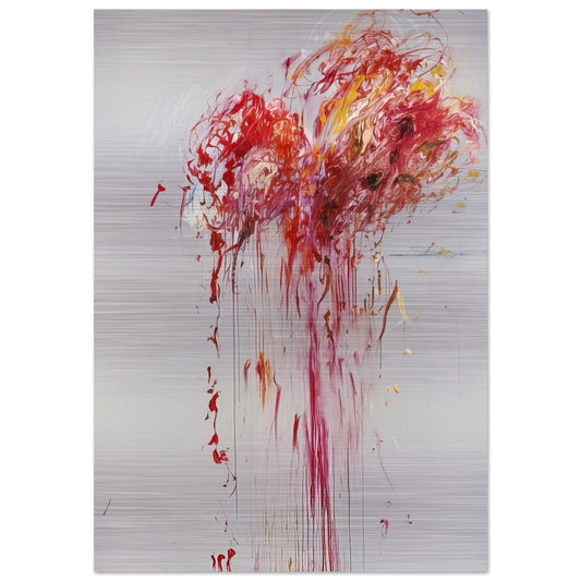 Nine Discourses on Commodus, Part VIII - Cy Twombly Brushed Aluminum Print - 70x100 cm / 28x40 inches | Cy Twombly Aluminum Print | Cy Twombly Prints