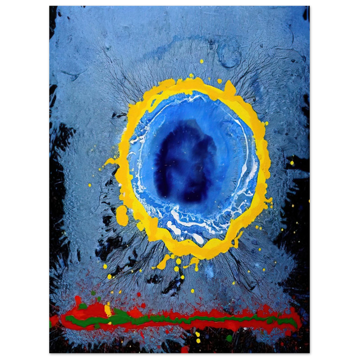 John Hoyland - Moon's Milk - 2009  75x100 cm / 30x40inches Fine Art Poster