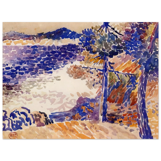 Henri-Edmond Cross - Pines by the Sea Fine Art Poster - Default Title