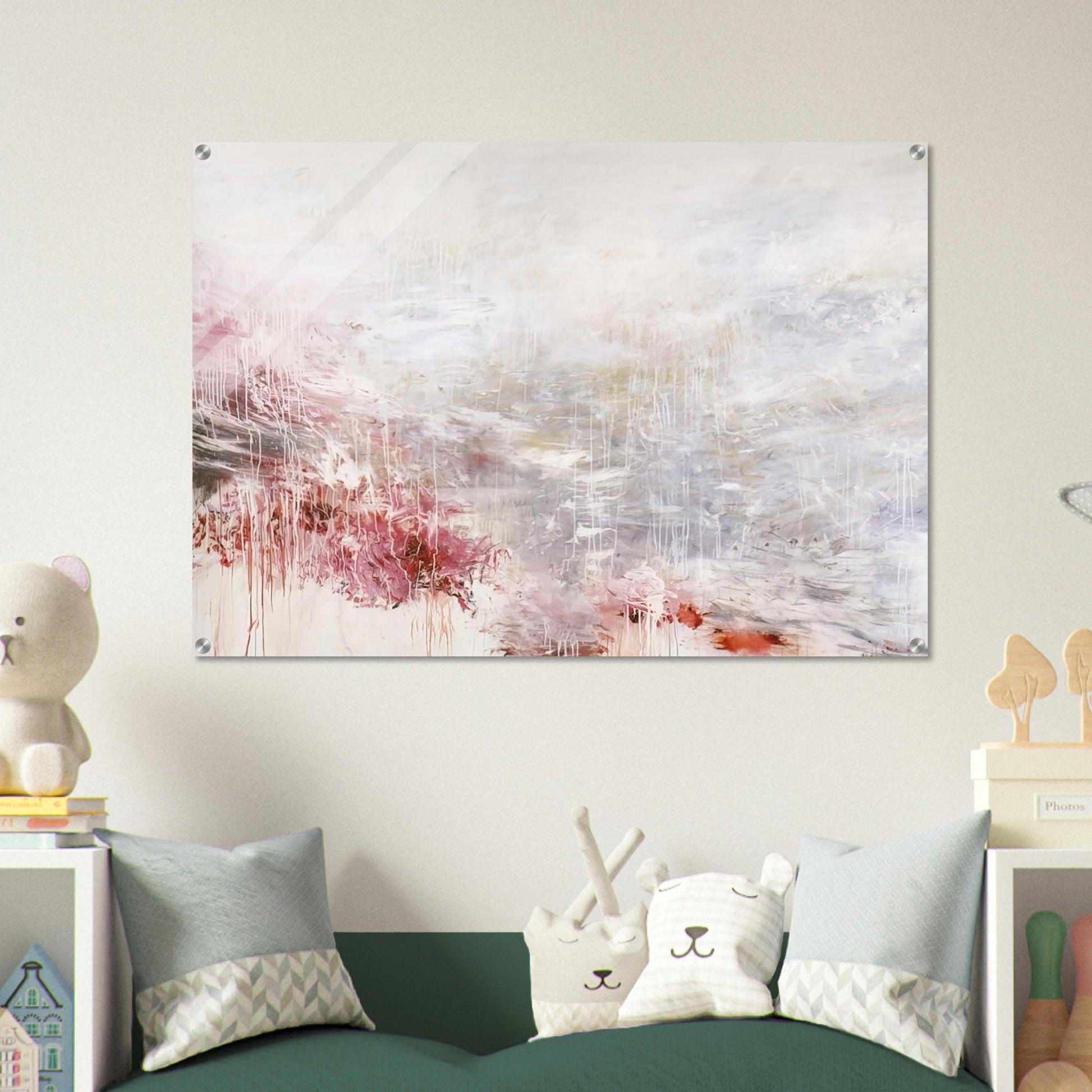 Hero and Leander  To Christopher Marlowe  [Rome] - Cy Twombly Acrylic Print - 70x100 cm / 28x40″ inches | Cy Twombly Wall Art | Cy Twombly Prints