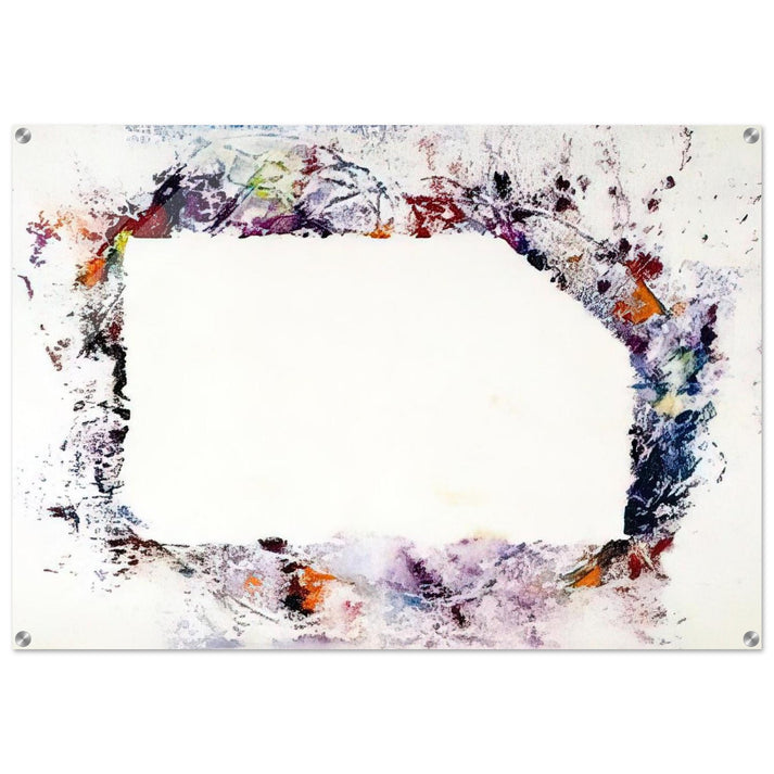 Untitled  SF218S  - Sam Francis Acrylic Print - 70x100 cm / 28x40″ inches | Sam Francis Wall Art | Sam Francis Prints
