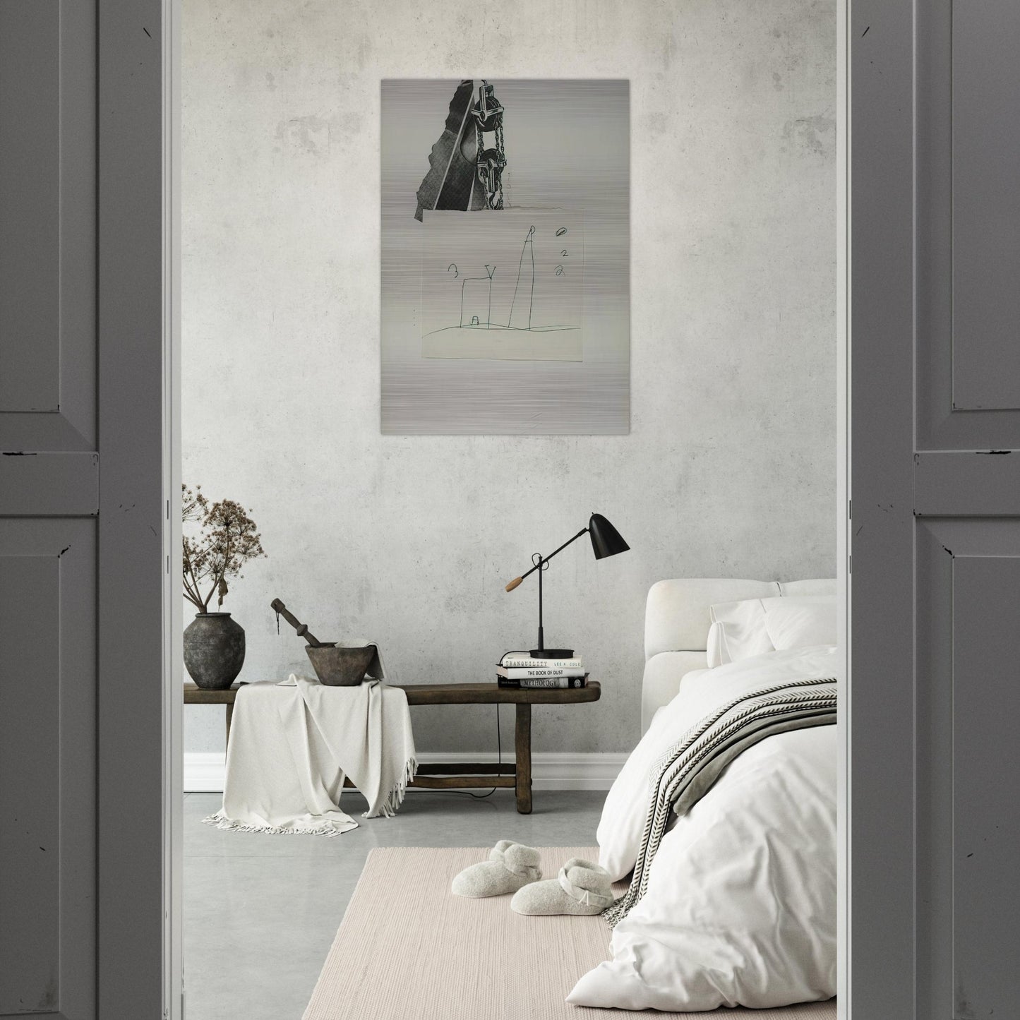 TOOL BOX 5 1966 - Jim Dine Brushed Aluminum Print - 70x100 cm / 28x40 inches | Jim Dine Aluminum Print | Jim Dine Prints