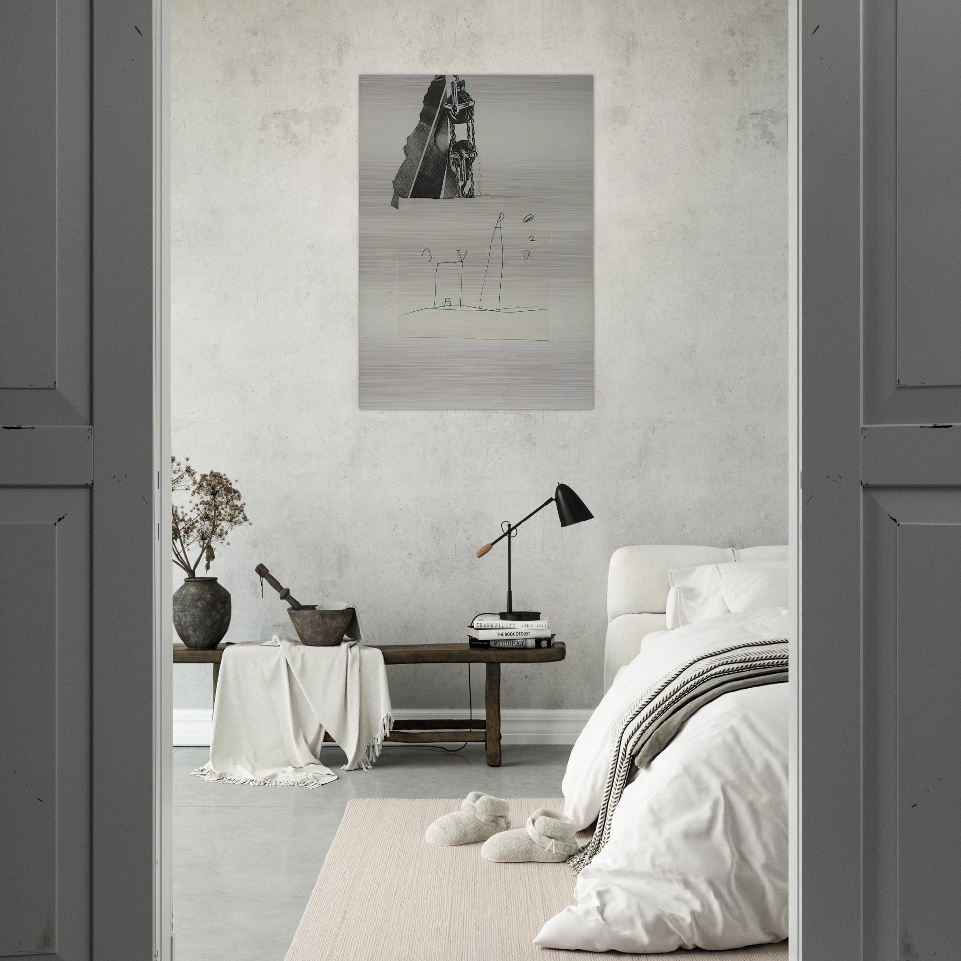 TOOL BOX 5 1966 - Jim Dine Brushed Aluminum Print - 70x100 cm / 28x40 inches | Jim Dine Aluminum Print | Jim Dine Prints