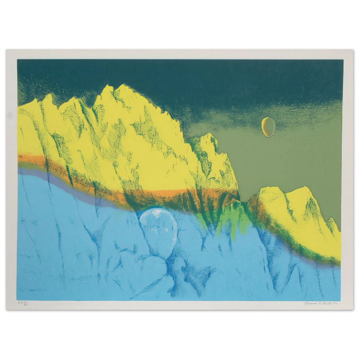 Clarence Holbrook Carter - Pilgrimage #4 - 1977  75x100 cm / 30x40inches Fine Art Poster
