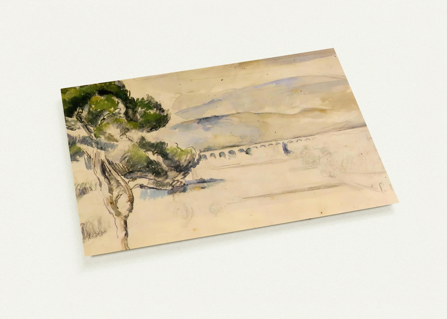 Pine Tree in the Arc Valley By Paul Cézanne Pack of 10 Post Cards | Paul Cézanne Post Cards | A6 (10.5 x 14.8 cm) - 4.1 x 5.8 inches