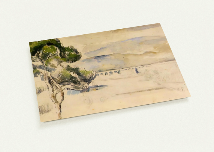 Pine Tree in the Arc Valley By Paul Cézanne Pack of 10 Post Cards | Paul Cézanne Post Cards | A6 (10.5 x 14.8 cm) - 4.1 x 5.8 inches
