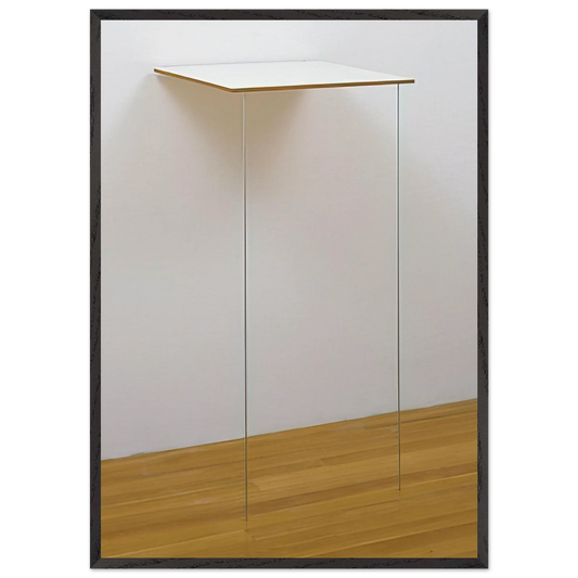 Pace - Robert Ryman Framed Art Print – Black Wooden Frame - Default Title - -Framed Art Print