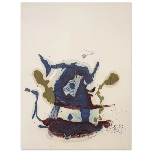 Helen Frankenthaler - Vessel, 1961- Wall Art - 21x29.7 cm / 8x12" - Fine Art Poster - -